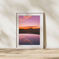 Sedona Sunset Reflections Aerial Shot - 2