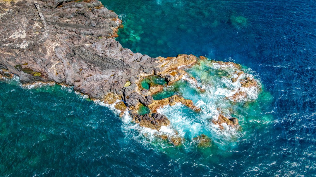 Rough rocks at Ilha São Miguel - 1