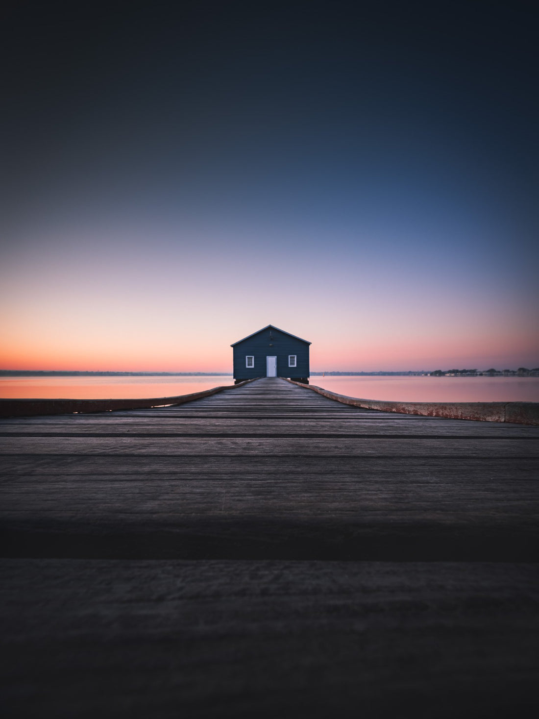 Boathouse Sunset - 1