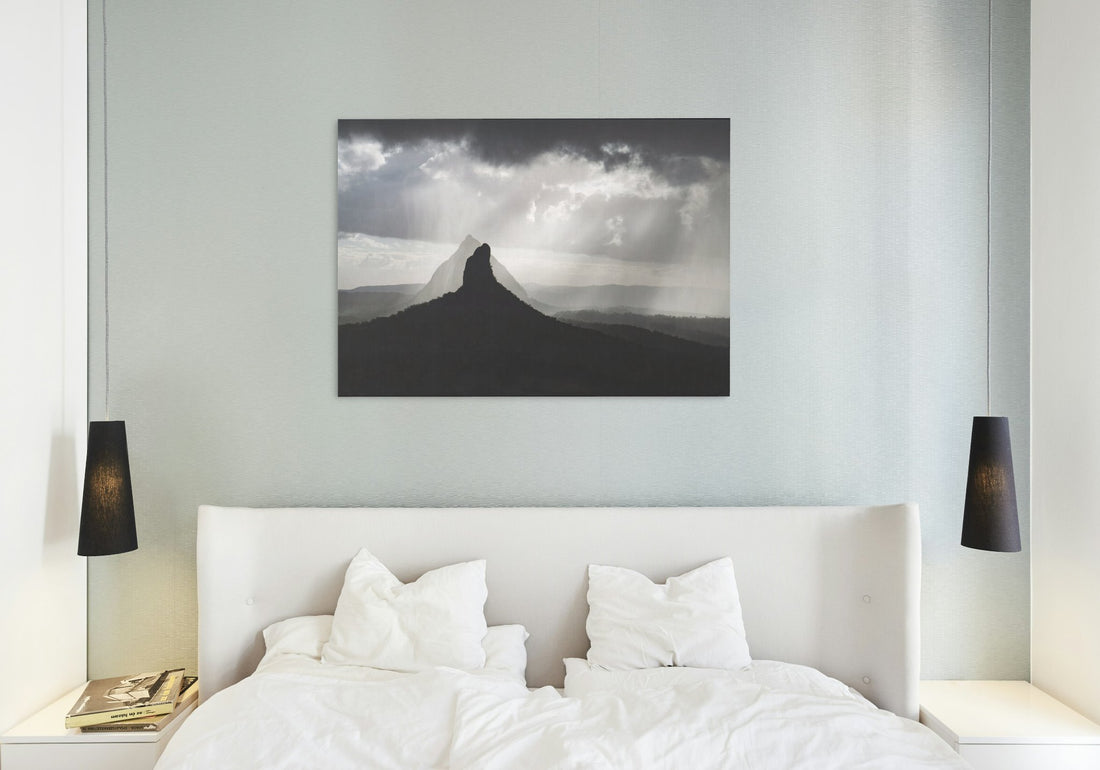 Rain Rays in Glasshouse Mountains