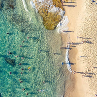 Morning shadows at Bronte Beach - 1