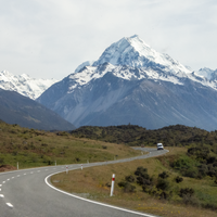 Road to Mount Cook