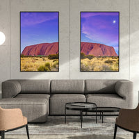ULURU UNDER PURPLE SKY