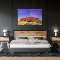 ULURU UNDER PURPLE SKY