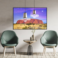 ULURU UNDER PURPLE SKY