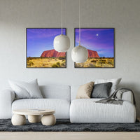 ULURU UNDER PURPLE SKY