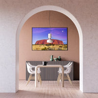 ULURU UNDER PURPLE SKY