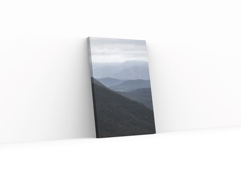 Blue Layered Mountains