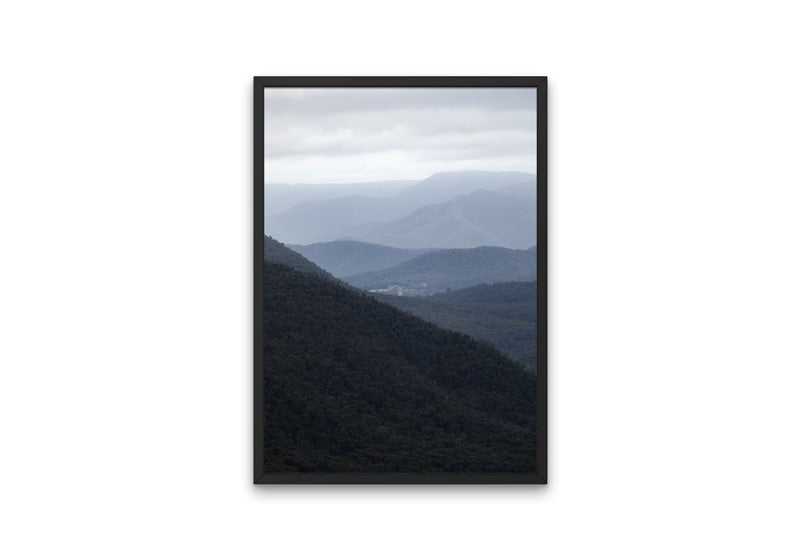 Blue Layered Mountains