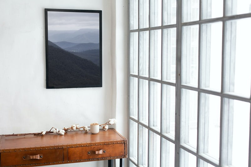 Blue Layered Mountains