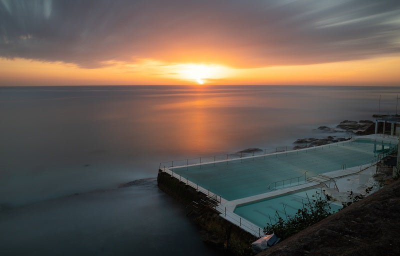 Bondi Icebergs Sunrise Long Exposure