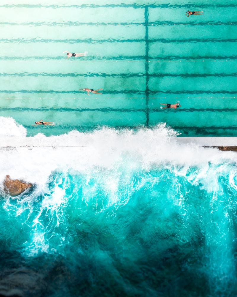 Bondi Pool Overhead