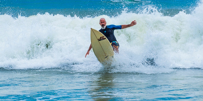 Surfer goes bottom up!! - Sunshine Coast