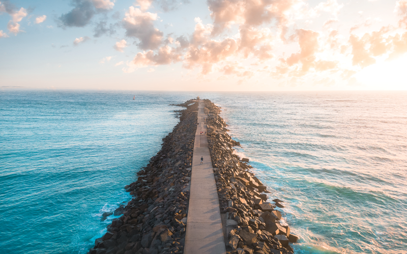 Breakwall Wonders Landscape