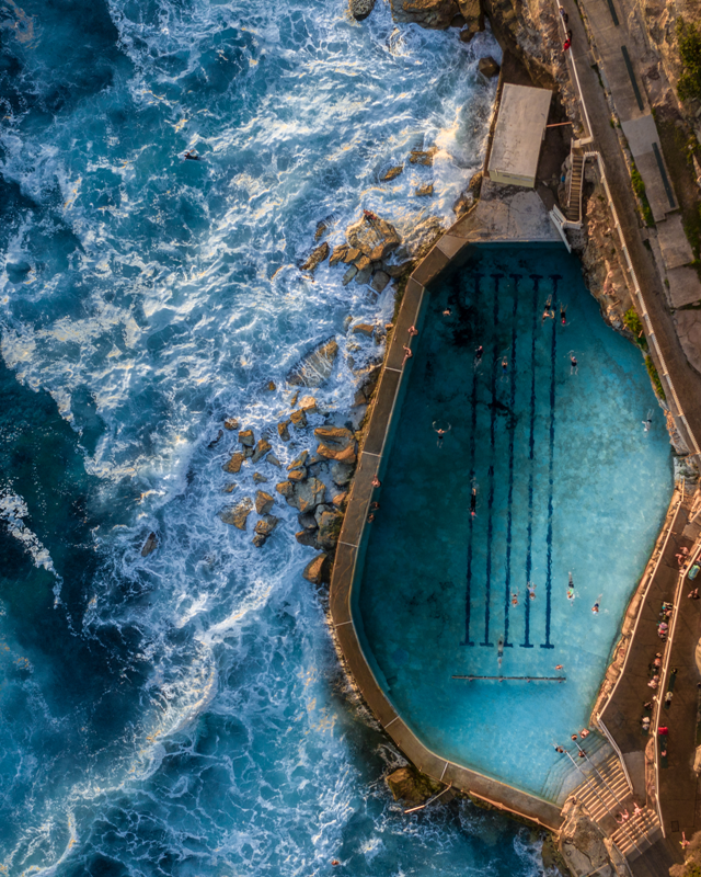 Bronte Baths Topdown Gradient