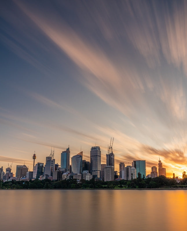 Central Business District Sunset