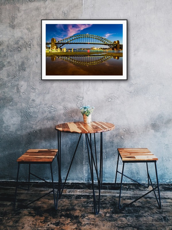 Reflections of Sydney Harbour Bridge