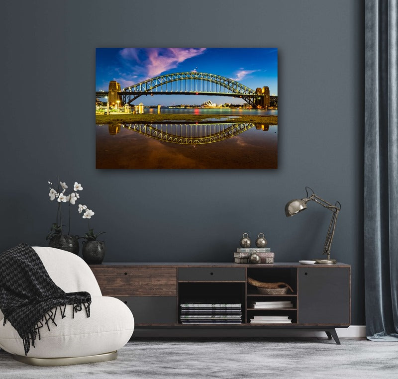 Reflections of Sydney Harbour Bridge