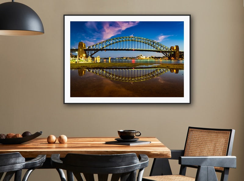 Reflections of Sydney Harbour Bridge