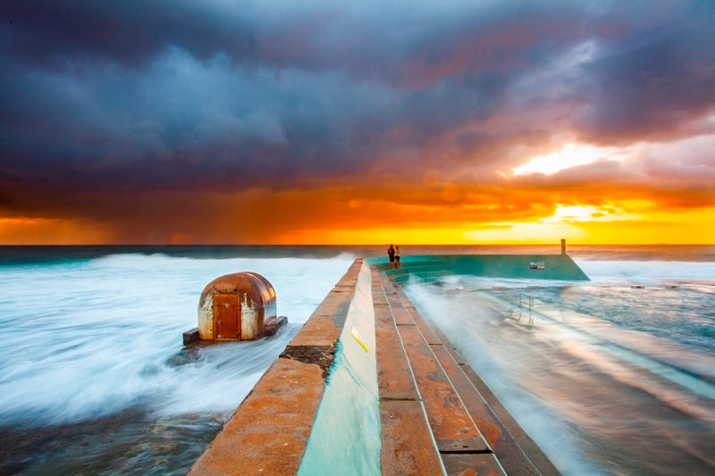Fire Flood - Newcastle Ocean Baths