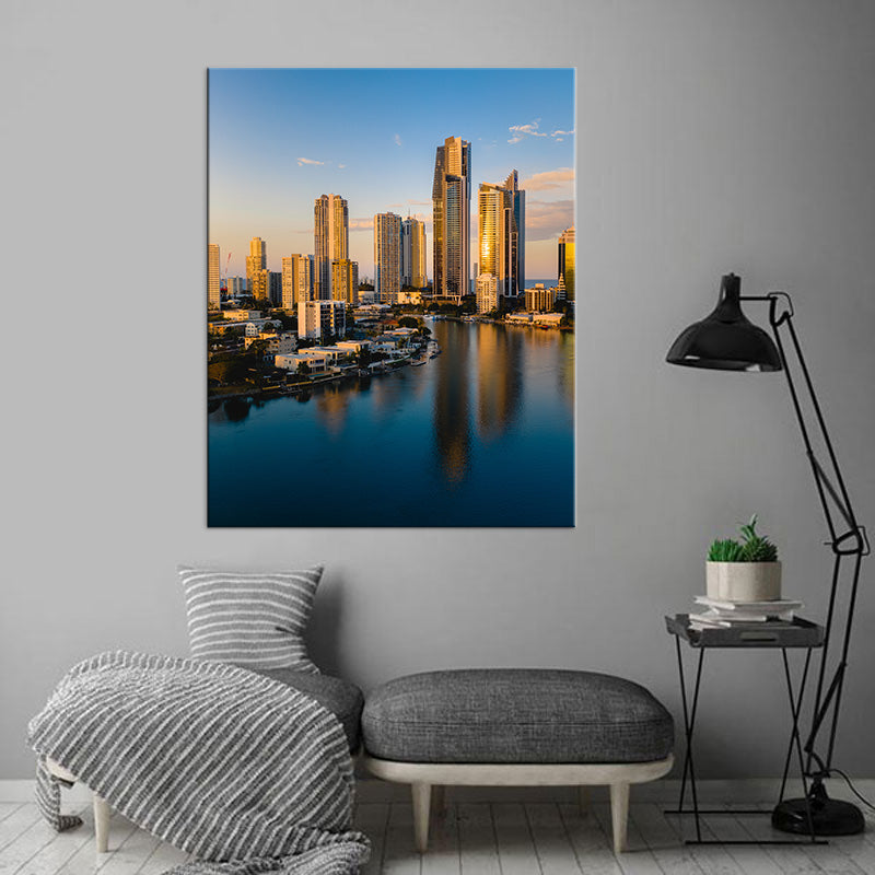 Gold Coast sunset in Australia