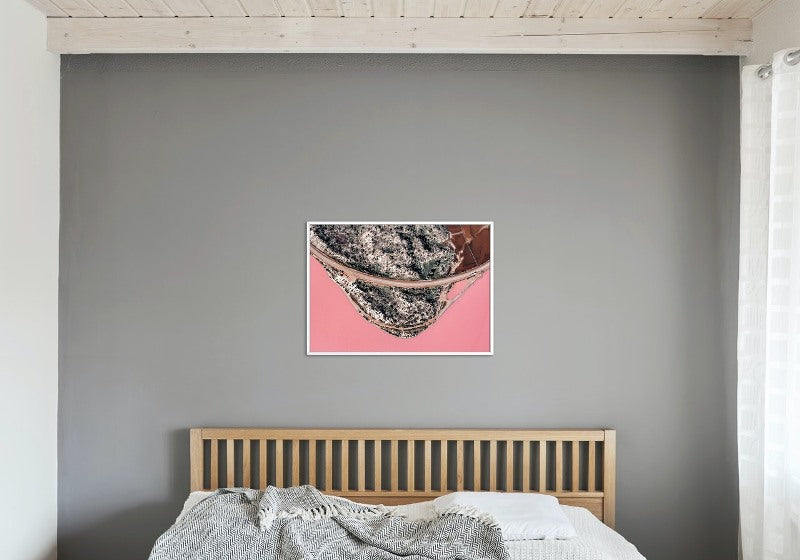 Island on Pink Water