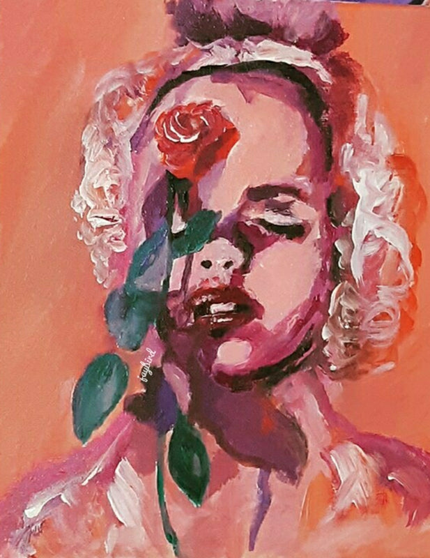 Lady and Rose print