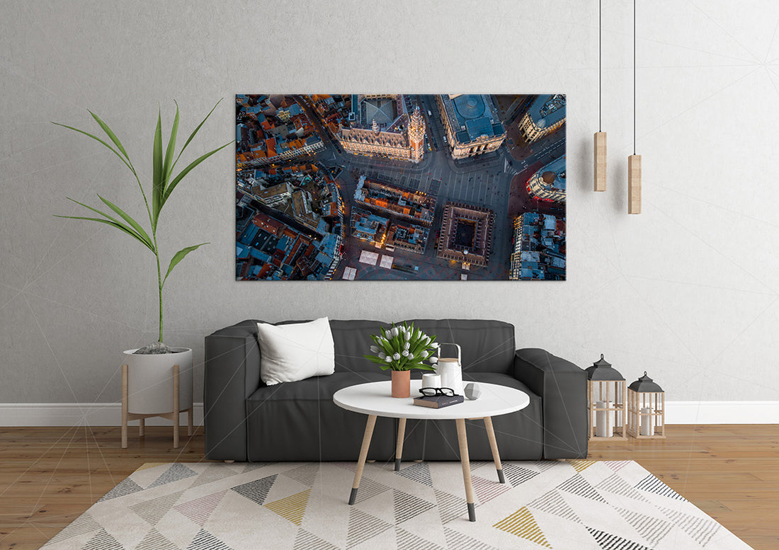 Lille city in France