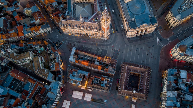Lille city in France
