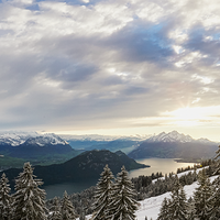 Panorama over Mount Rigi