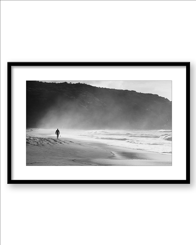 Morning Surf b&w