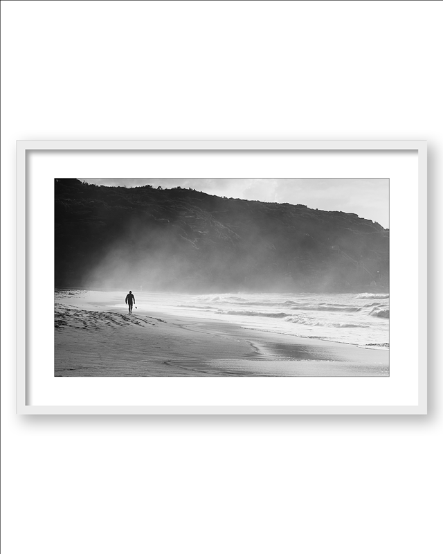 Morning Surf b&w
