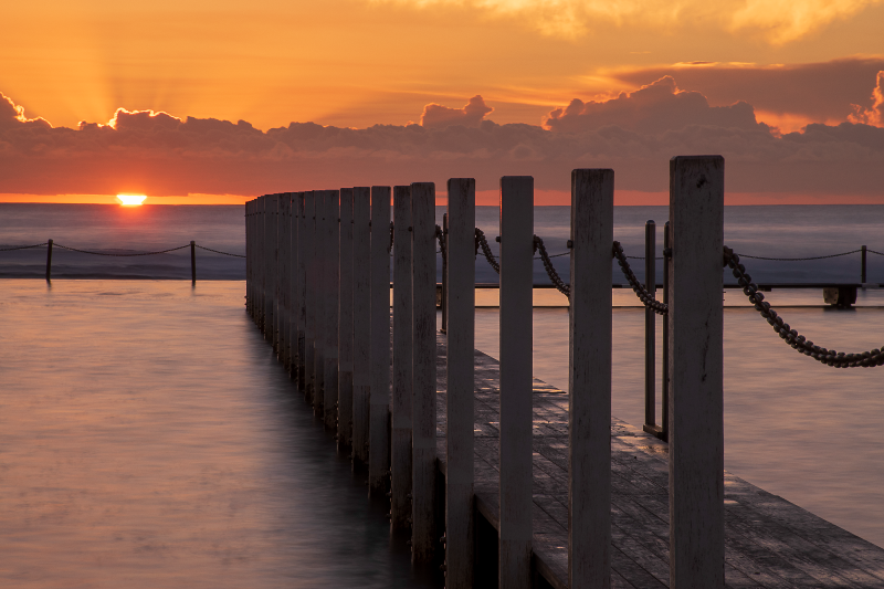 Morning Swim at Narrabeen