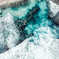 Over the Blue Holes