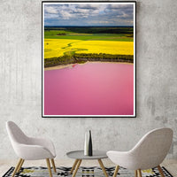 Pink Lake in Australia