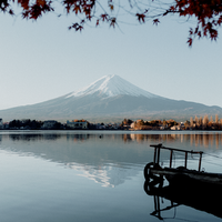Sunrise over Mount Fuji