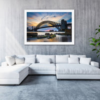 Sunset Behind The Coat Hanger, Sydney Harbour Bridge.