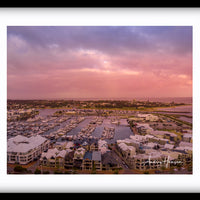 Sunset on Dolphin Quay