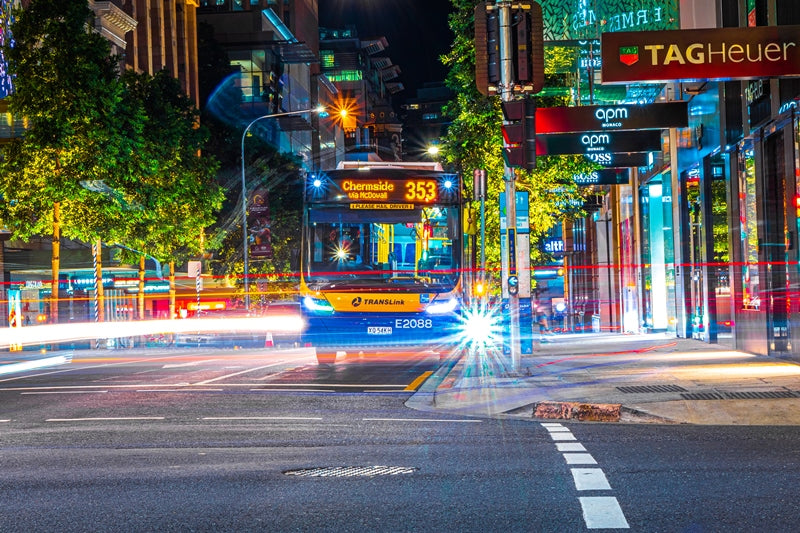 Translink Bus long exposure - Brisbane City