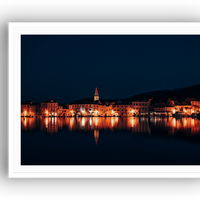 Old town reflection