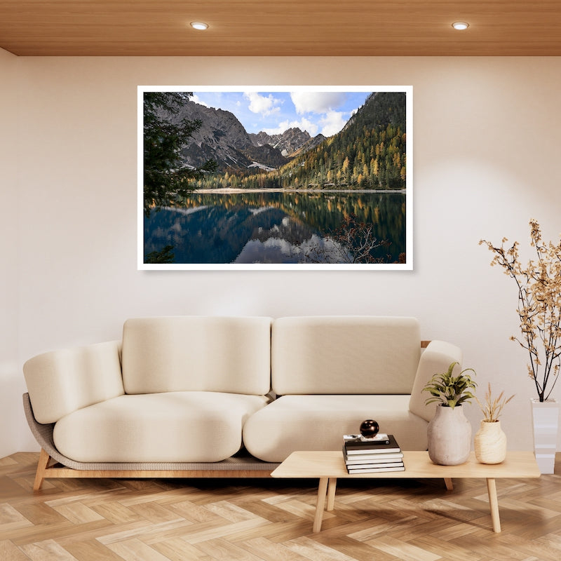 Mountains at Lago Di  Braies
