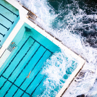 Top Down Aerial, Bondi Icebergs - 1