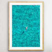 Top Down Solo Surfer at Manly - 2