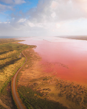 Panorama of Hutt Lagoon - 1