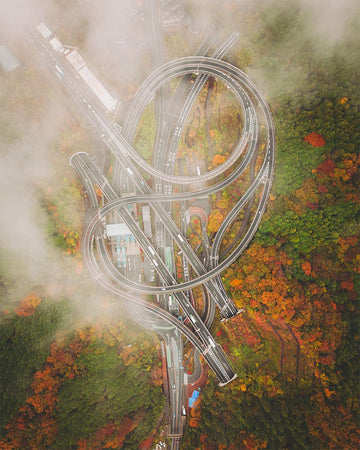 Misty Japanese Highway - 1