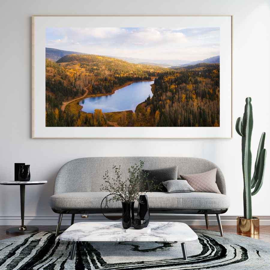 Fall Vibes Over Colorado Lake - 3