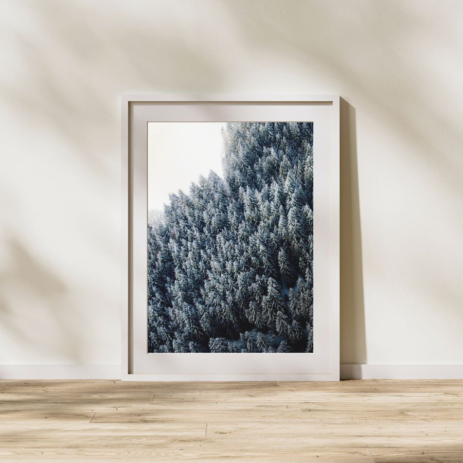  Snowy Forest Landscape Austria - Winter Christmas Decoration - 3