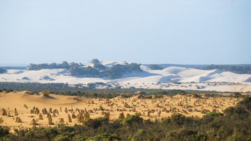 The Pinnacles Desert and the white sand dunes - 1