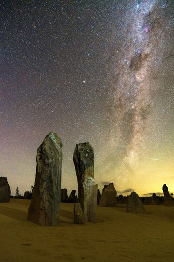 Milky Way rising on The Pinnacles - 1