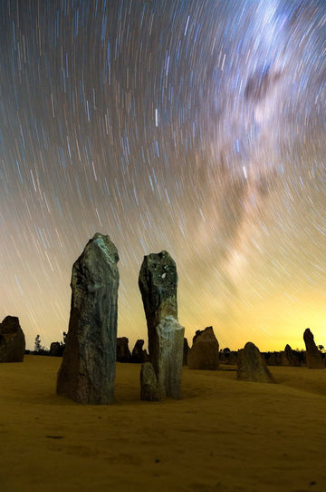 Galaxy Rush over The Pinnacles, Western Australia - 1